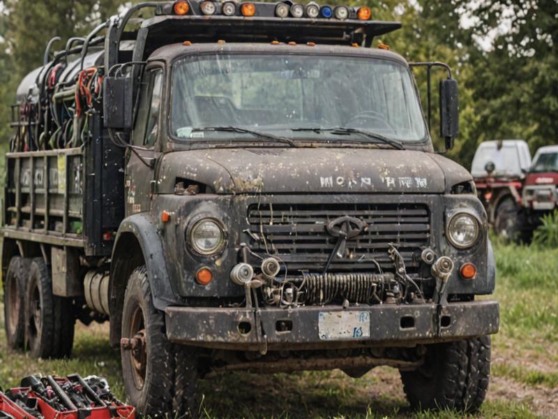 Mobile farm equipment service truck