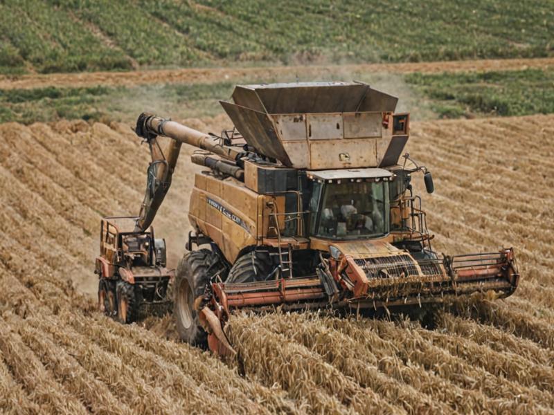 Combine harvester field repair